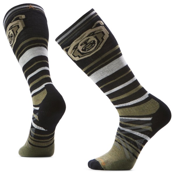 Smartwool - Ski Full Cushion Growling Grizzly OTC Socks - Skisocken Gr M schwarz von SmartWool