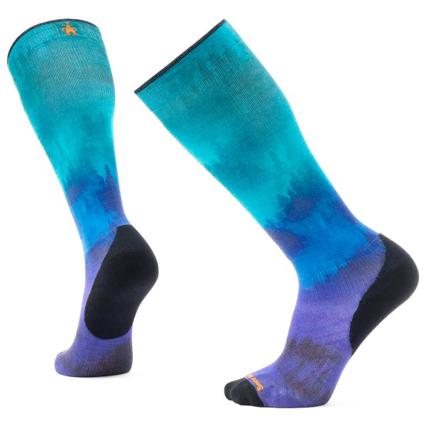 Smartwool - Ski Targeted Cushion Compression Print OTC Socks - Skisocken Gr XL bunt von SmartWool