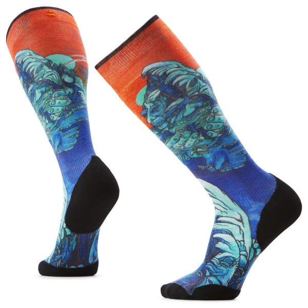 Smartwool - Ski Targeted Cushion Winter Haze Print OTC Socks - Skisocken Gr M bunt von SmartWool