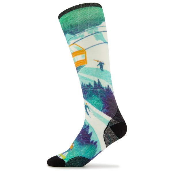 Smartwool - Ski Zero Cushion Ski Day Print OTC - Skisocken Gr M bunt von SmartWool
