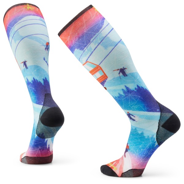 Smartwool - Ski Zero Cushion Ski Day Print OTC - Skisocken Gr XL bunt von SmartWool