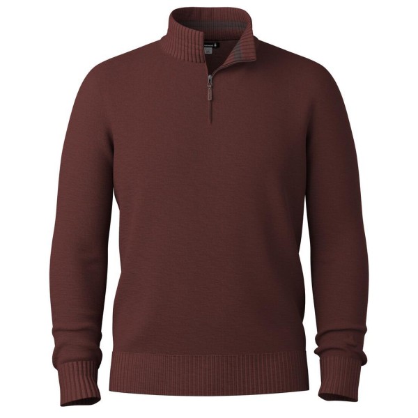 Smartwool - Sparwood 1/4 Zip Sweater - Fleecepullover Gr XXL braun von SmartWool