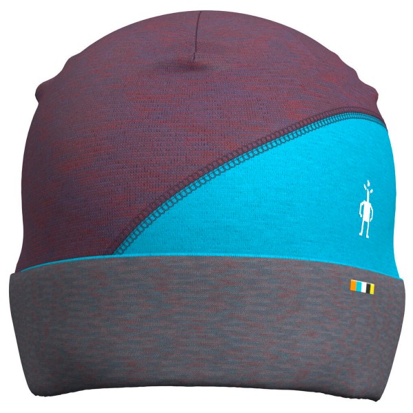 Smartwool - Thermal Merino Colorblock Beanie - Mütze Gr One Size lila von SmartWool
