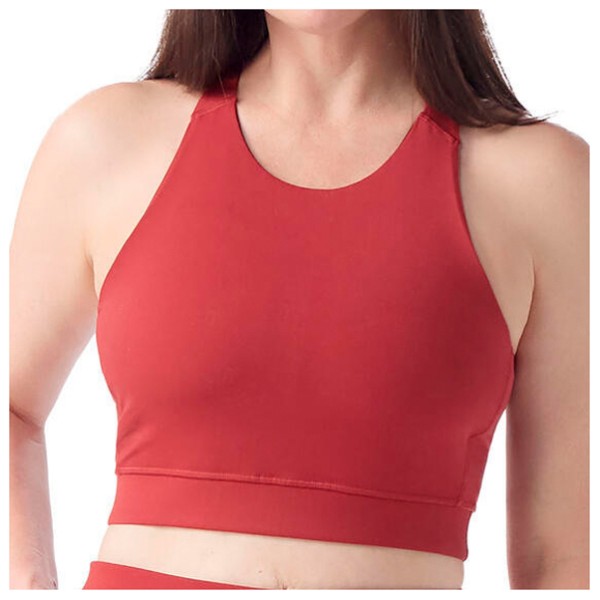 Smartwool - Women's Active Crop Bra - Sport-BH Gr XL rot Smartwool - Women's Active Crop Bra - Sport-BH Gr XL rot von SmartWool