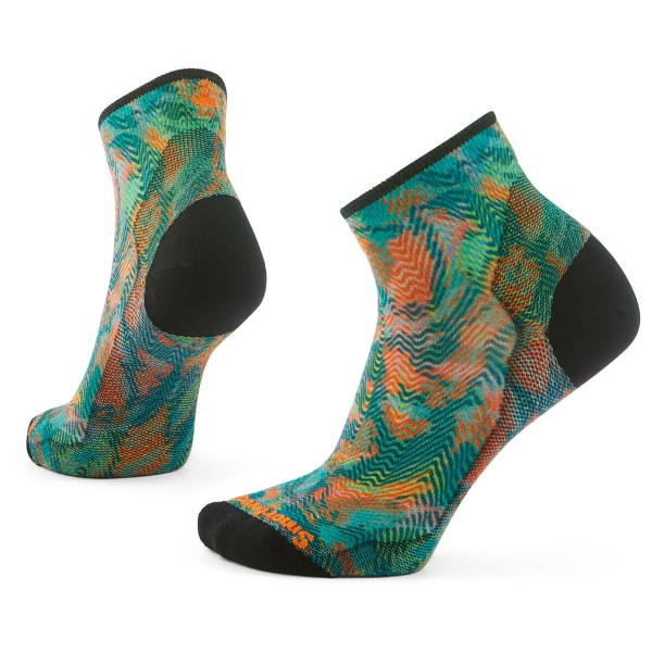 Smartwool - Women's Bike Zero Cushion Jungle Music Ankle Socks - Radsocken Gr S bunt von SmartWool