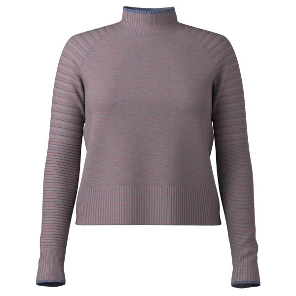 Smartwool - Women's Edgewood Mock Neck Sweater - Merinopullover Gr XL grau Smartwool - Women's Edgewood Mock Neck Sweater - Merinopullover Gr XL grau von SmartWool