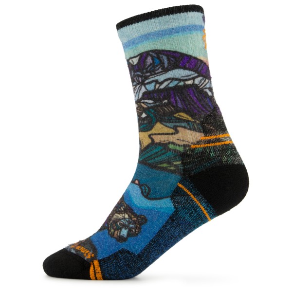 Smartwool - Women's Hike Light Cushion Icy Range Print Crew - Wandersocken Gr L;M;S blau von SmartWool