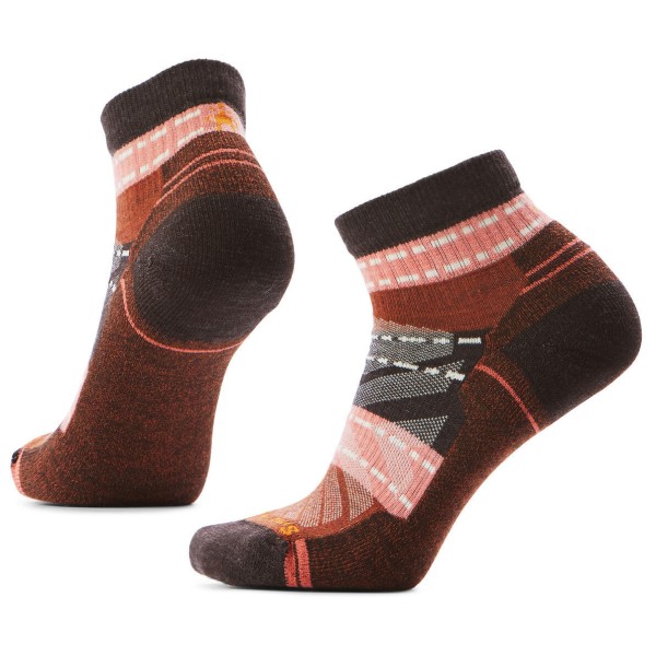 Smartwool - Women's Hike Light Cushion Margarita Ankle - Wandersocken Gr L braun von SmartWool
