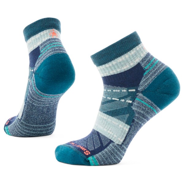 Smartwool - Women's Hike Light Cushion Margarita Ankle - Wandersocken Gr M blau von SmartWool