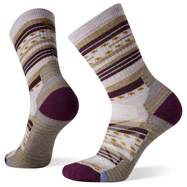 Smartwool - Women's Hike Light Cushion Margarita Crew Socks - Wandersocken Gr S braun von SmartWool