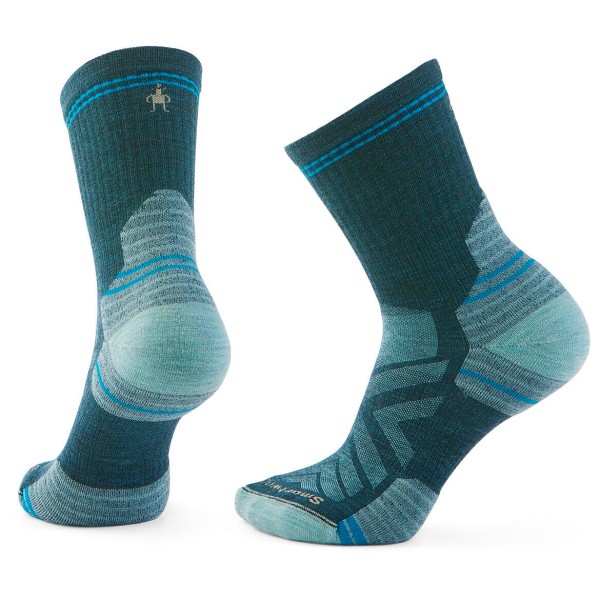 Smartwool - Women's Hike Targeted Cushion Mid Crew Socks - Wandersocken Gr L blau/türkis von SmartWool