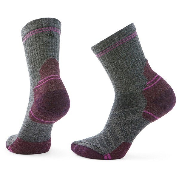 Smartwool - Women's Hike Targeted Cushion Mid Crew Socks - Wandersocken Gr L grau von SmartWool