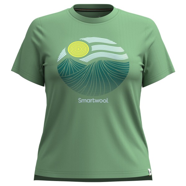 Smartwool - Women's Horizon View Graphic Short Sleeve - Merinoshirt Gr M;S;XS braun;grün von SmartWool