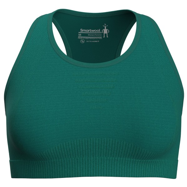 Smartwool - Women's Intraknit Racerback Bra - Sport-BH Gr S türkis/grün von SmartWool