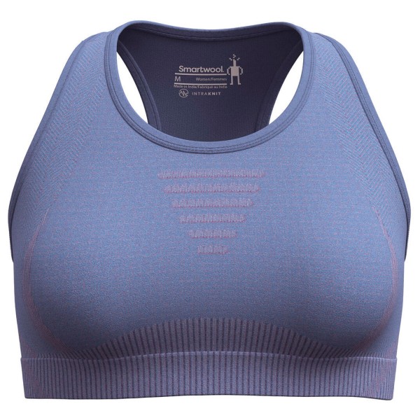 Smartwool - Women's Intraknit Racerback Bra - Sport-BH Gr XL blau/lila von SmartWool