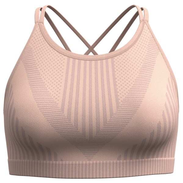 Smartwool - Women's Intraknit Strappy Bra - Sport-BH Gr XL rosa/braun von SmartWool