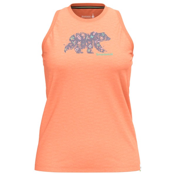 Smartwool - Women's Osa Vega Graphic Tank - Tank Top Gr XS rot von SmartWool