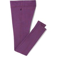 smartwool Women's Classic Thermal Merino Base Layer Bottom Leggings purple iris floral,schwarz / lila Damen Gr. XL von SmartWool
