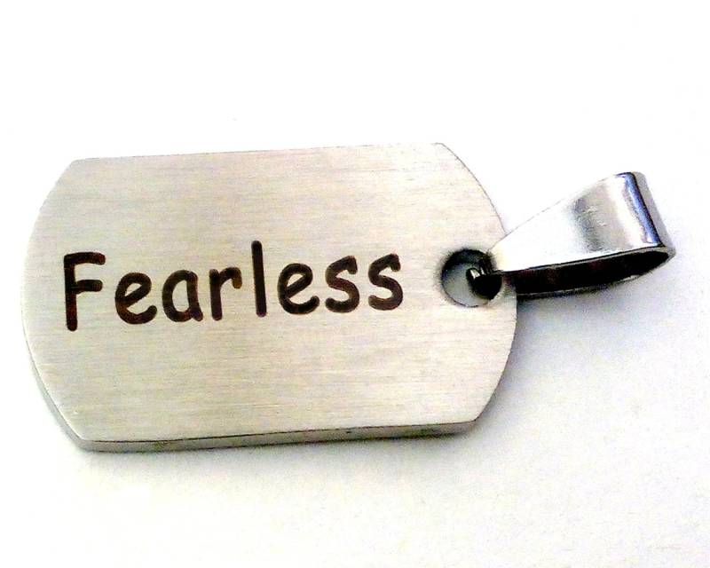 Einzigartiger Charm Für Jede Halskette Oder Armband Etc - Accessories Mini Hundemarke Edelstahl 25mm Neu von Smartciti