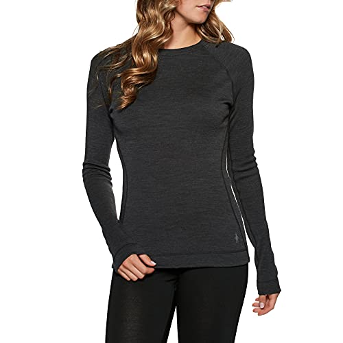 Smartwool Damen Classic Thermal Merino Baselayer-Top, Charcoal Heather, L von Smartwool