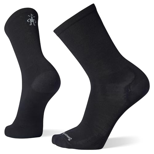 Smartwool Unisex Everyday Anchor Line Crew Socken, Black, S von Smartwool