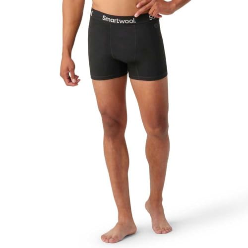 Smartwool Men's Active Boxershorts für Herren, Schwarz, L von Smartwool