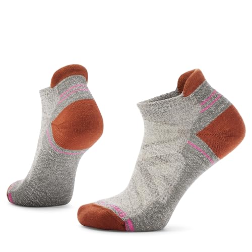 Smartwool Damen Hike Light Cushion Merino Wool Low Ankle Socks, Taupe-Natural Marl, Medium von Smartwool