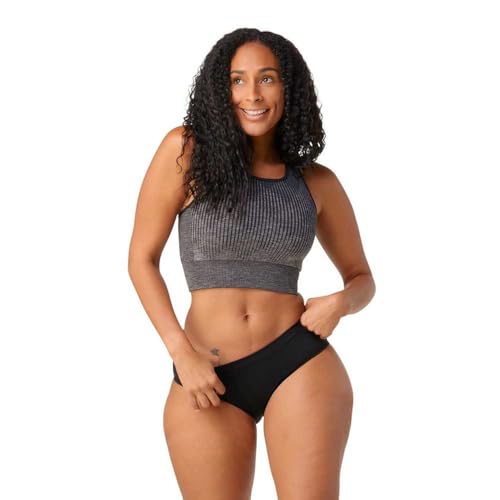 SmartWool Damen Intraknit Hipster Boxed Unterwäsche, Black, M von Smartwool