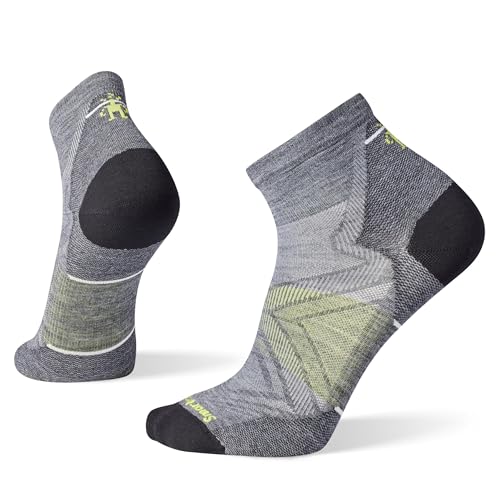 Smartwool Damen Run Zero Cushion Ankle Socks, MEDIUM GRAY, XL EU von Smartwool