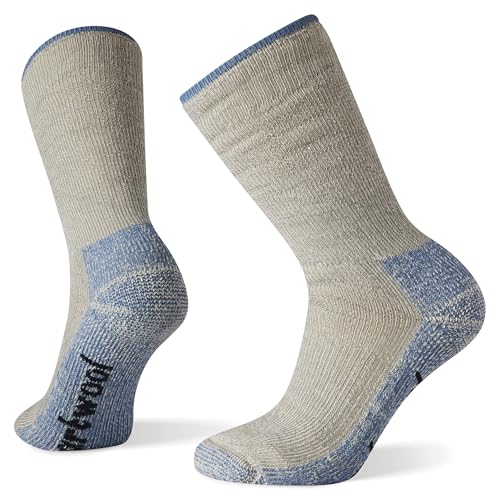 Smartwool Damen Mountaineer Classic Edition Maxi Socken, Light Gray, 42-45 von Smartwool