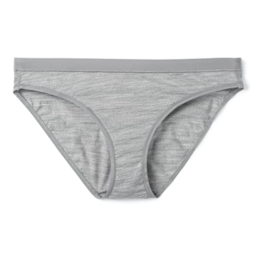 Smartwool Damen Women's Merino Bikini, Light Gray Heather, M EU von Smartwool