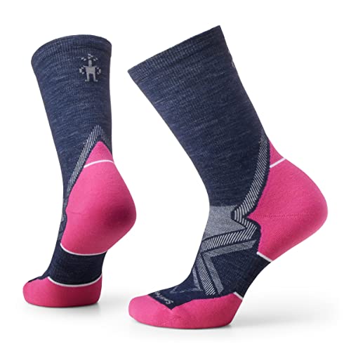 Smartwool Damen Women's Run Cold Weather Targeted Cushion Crew-Socken, Deep Navy, 42 von Smartwool