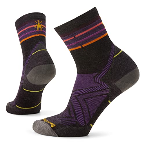 Smartwool Damen Women's Run Zero Cushion Mid Crew Socken, anthrazit von Smartwool