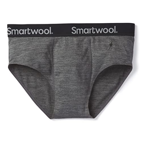 Smartwool Herren Active Brief Boxed Boxershorts, Medium Gray Heather, XXL von Smartwool