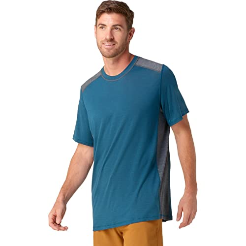 Smartwool Herren Active Ultralite technisches T Hiking Shirt, Blau-Twilight Blue, M von Smartwool