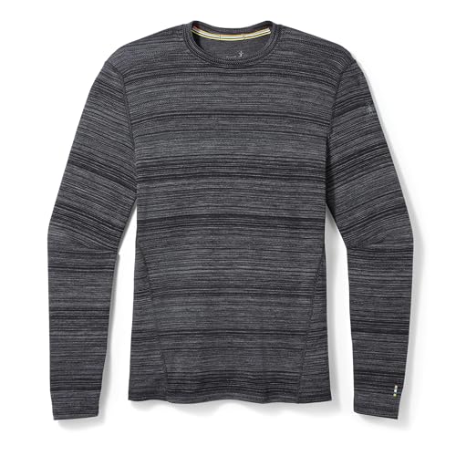 Smartwool Herren Men's Classic Thermal Merino Base Layer Crew, Schwarze Farbwechsel, S (2er Pack) von Smartwool