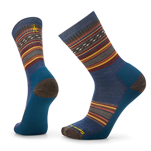 Smartwool Herren Everyday Regarita Crew lässige Socken, Bleu, M von Smartwool