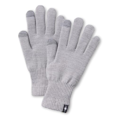 Smartwool Herren Liner Glove Handschuhe, Light Gray Heather, L von Smartwool