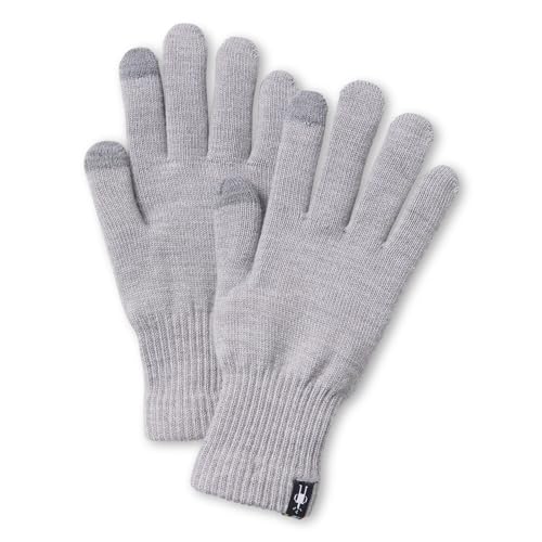 Smartwool Herren Glove Liner-Handschuh, Light Gray Heather, S von Smartwool