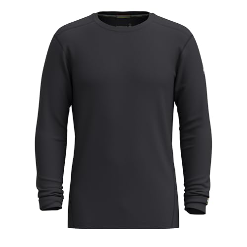 Smartwool Herren Men's All-Season Long Sleeve Classic Ganzjahres Merino Base Layer Langarm Box, Schwarz, XXL von Smartwool