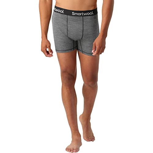 Smartwool Herren Men's Boxer Brief, Mittelgraues Heather, L von Smartwool