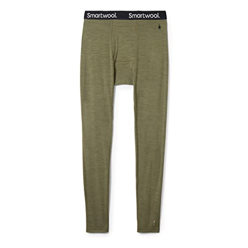 Smartwool Herren Men's Classic Thermal Merino Base Layer Bottom Baselayer-Hose, Winter Moss Heather, L von Smartwool