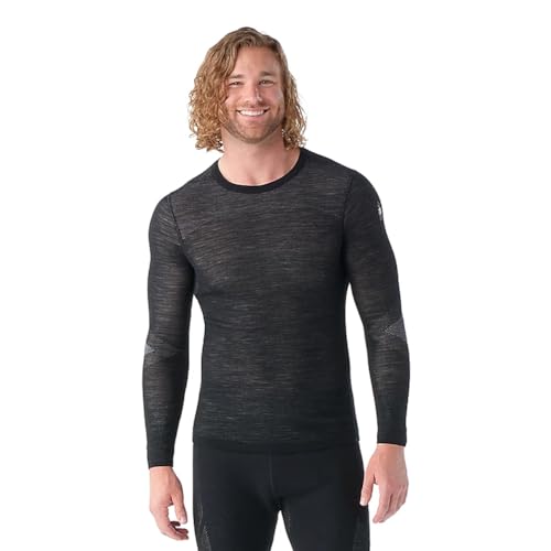 Smartwool Herren Men's Intraknit Thermal Merino Base Layer Crew, Schwarz von Smartwool