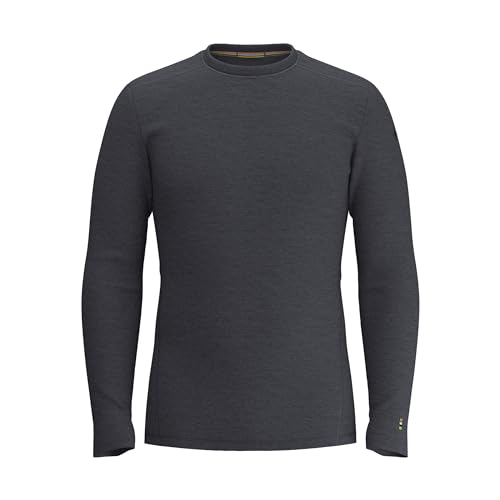 Smartwool Herren Men's Merino 250 Baselayer Crew Boxed Thermal Tops, Charcoal Heather, S von Smartwool
