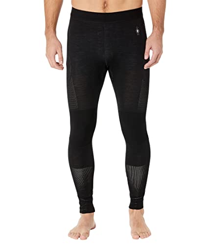 Smartwool Intraknit Thermal Merino Baselayer-Hose für Herren, Black-White, Extra Large von Smartwool