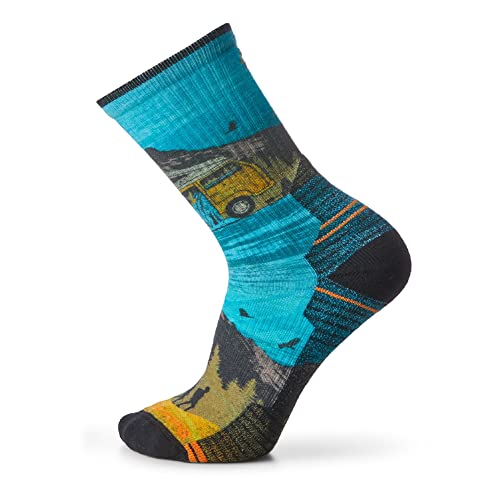 Smartwool Light Cushion Crew Wandersocken mit Great Excursion-Print, MULTI COLOR, Medium von Smartwool