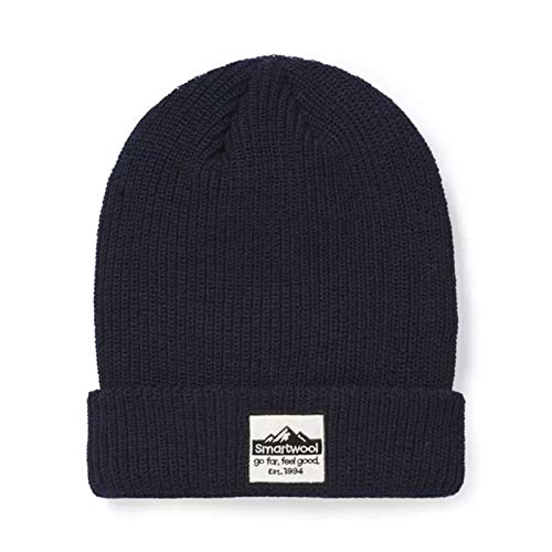 Smartwool Logo Beanie deep Navy one Size von Smartwool