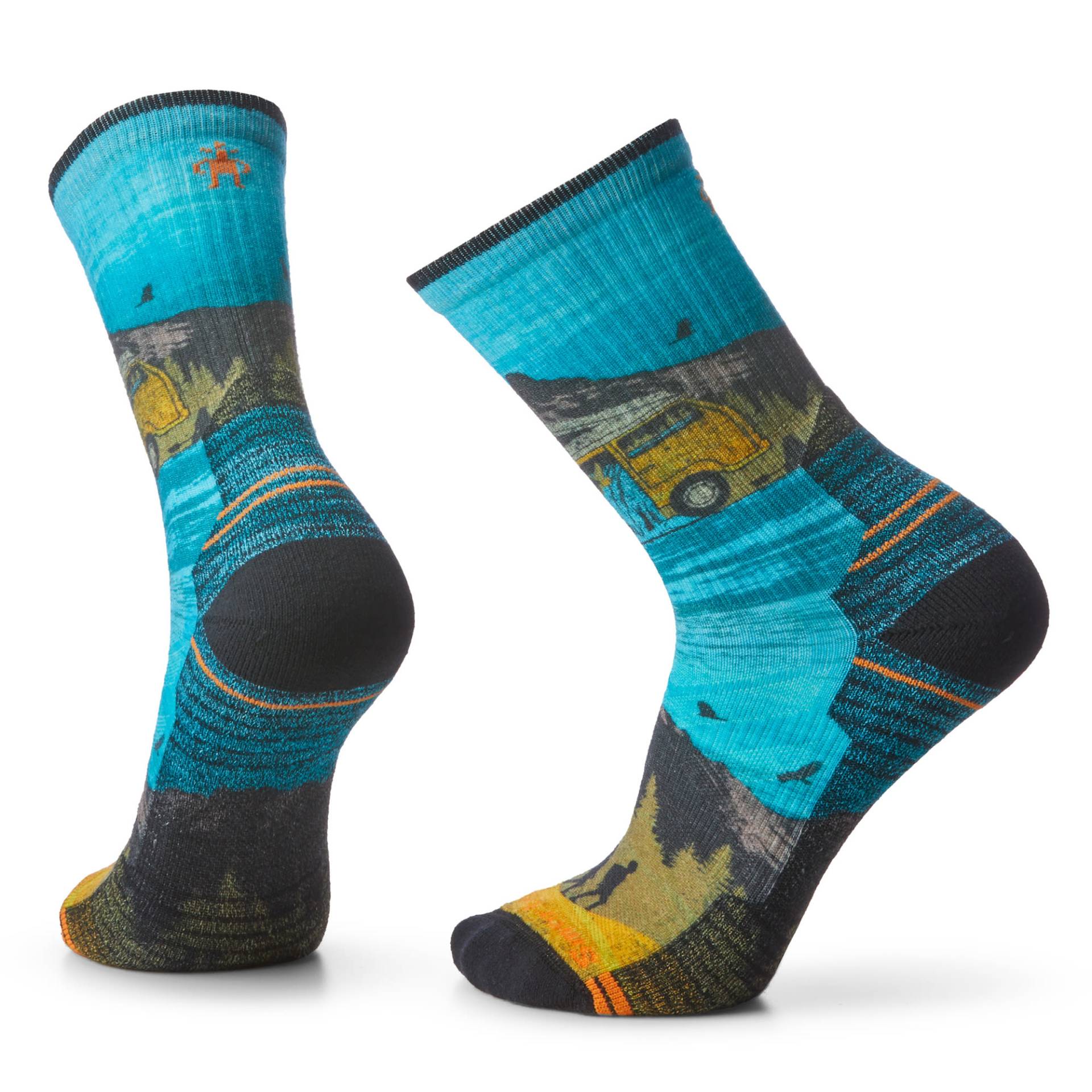 Smartwool M Hike Light Cushion Great Excursion Print Socks - Multicolor - XL Smartwool M Hike Light Cushion Great Excursion Print Socks - Multicolor - XL von Smartwool