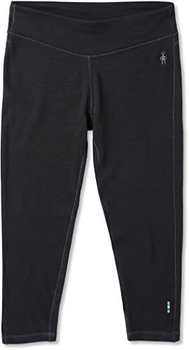 Smartwool Men's Classic Thermal Merino Base Layer 3/4 Bottom Klassische 3/4-Unterhose aus Thermo-Merinowolle für Herren, Black, S von Smartwool