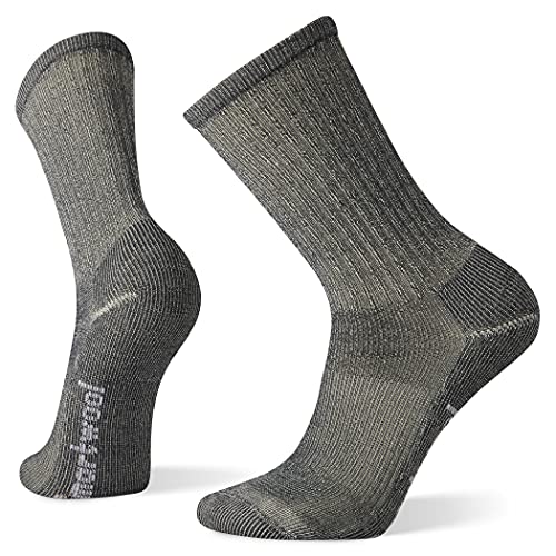 Smartwool Men's Hike Classic Edition Cushion Crew Hiking Socks, Light Gray, M von Smartwool